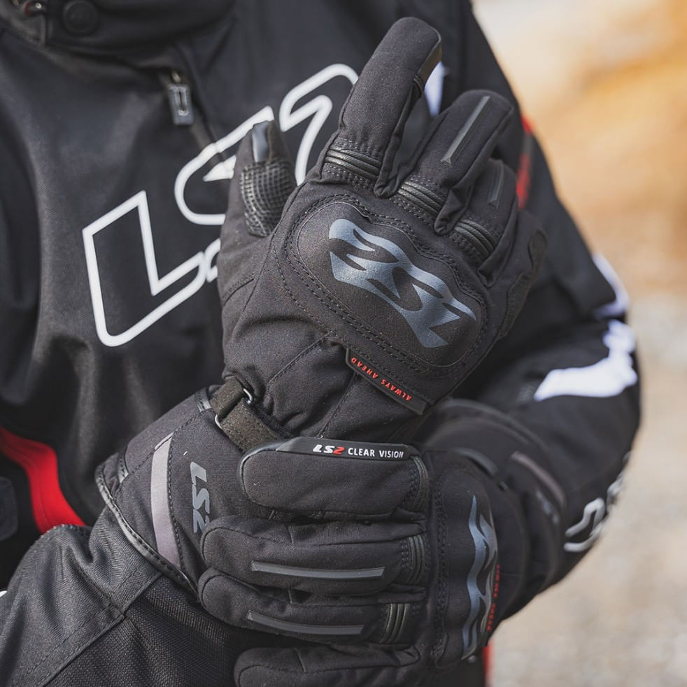 Guante LS2 Snow Hombre Negro